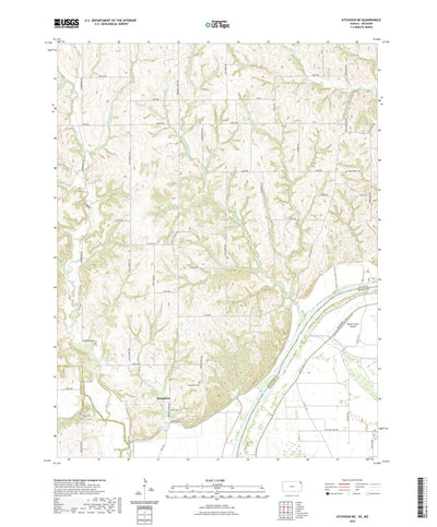 United States Geological Survey Atchison NE, KS (2022, 24000-Scale) digital map