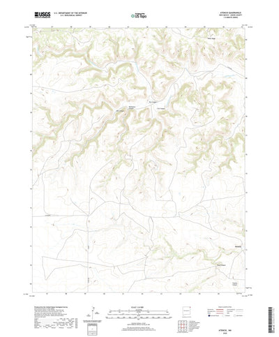 United States Geological Survey Atencio, NM (2020, 24000-Scale) digital map