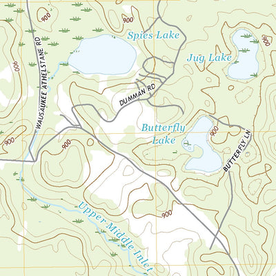 United States Geological Survey Athelstane, WI (2022, 24000-Scale) digital map