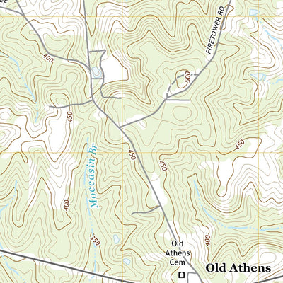 United States Geological Survey Athens, LA (2020, 24000-Scale) digital map