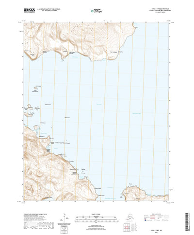 United States Geological Survey Atka C-1 NE, AK (2021, 25000-Scale) digital map