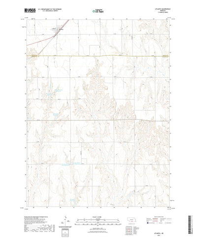 United States Geological Survey Atlanta, NE (2021, 24000-Scale) digital map