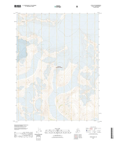 United States Geological Survey Atlin A-8 SE, AK (2021, 25000-Scale) digital map