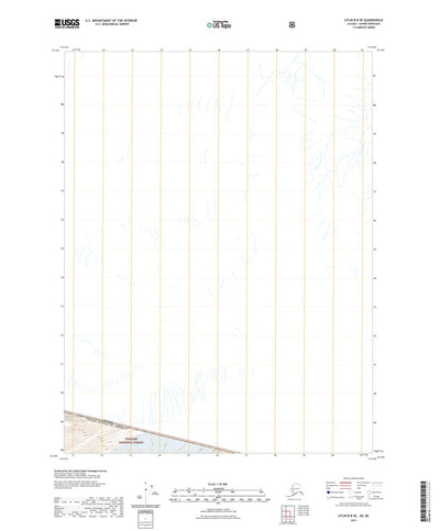 United States Geological Survey Atlin B-8 SE, AK (2021, 25000-Scale) digital map