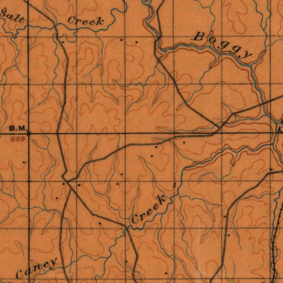 United States Geological Survey Atoka, OK (1899, 125000-Scale) digital map