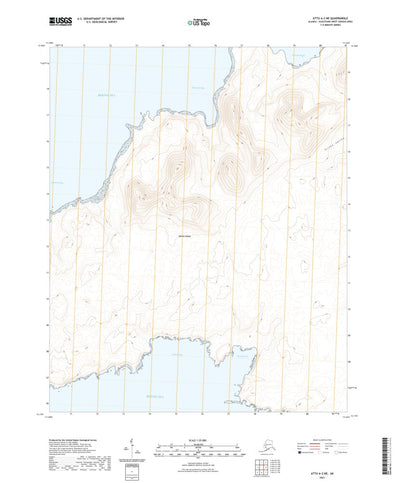 United States Geological Survey Attu A-2 NE, AK (2021, 25000-Scale) digital map