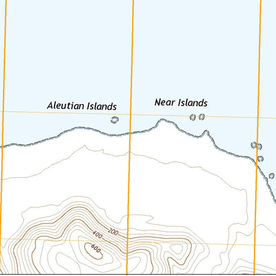 United States Geological Survey Attu D-4 SW, AK (2021, 25000-Scale) digital map