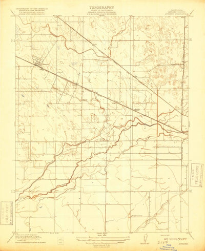 United States Geological Survey Atwater, CA (1918, 31680-Scale) digital map