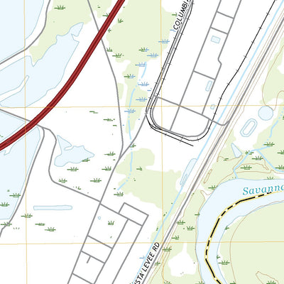 United States Geological Survey Augusta East, GA (2020, 24000-Scale) digital map