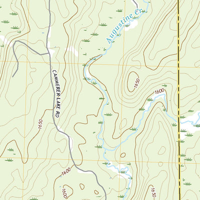United States Geological Survey Augustine Lake, WI (2022, 24000-Scale) digital map