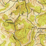 United States Geological Survey Ausmus, TN (1942, 24000-Scale) digital map