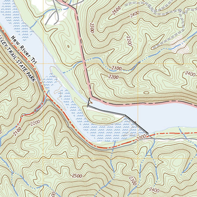 United States Geological Survey Austinville, VA (2022, 24000-Scale) digital map