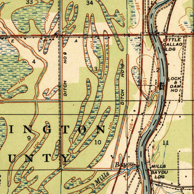 United States Geological Survey Auter, MS (1940, 62500-Scale) digital map