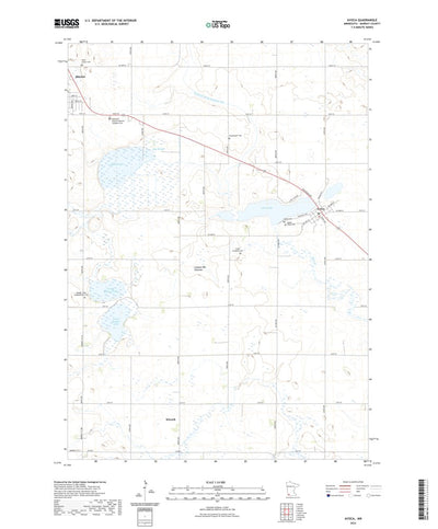 United States Geological Survey Avoca, MN (2022, 24000-Scale) digital map