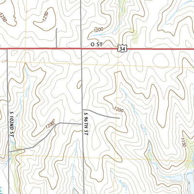 United States Geological Survey Avoca, NE (2021, 24000-Scale) digital map