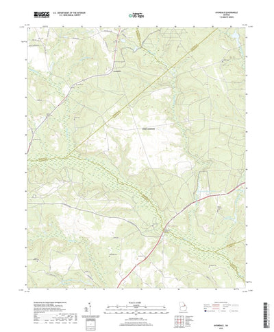 United States Geological Survey Avondale, GA (2020, 24000-Scale) digital map