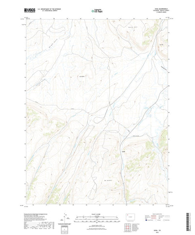 United States Geological Survey Axial, CO (2022, 24000-Scale) digital map
