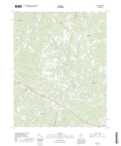 United States Geological Survey Axton, VA (2022, 24000-Scale) digital map