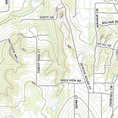 United States Geological Survey Azle, TX (2022, 24000-Scale) digital map