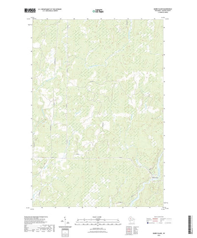 United States Geological Survey Babbs Island, WI (2022, 24000-Scale) digital map