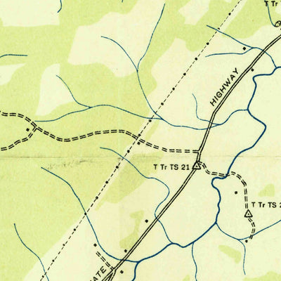 United States Geological Survey Bacon Gap, TN (1936, 24000-Scale) digital map