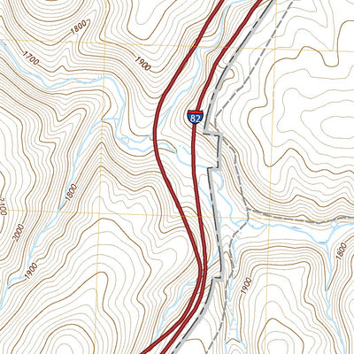 United States Geological Survey Badger Gap, WA (2020, 24000-Scale) digital map