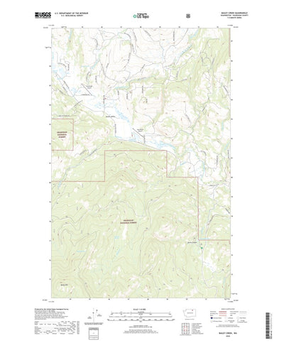 United States Geological Survey Bailey Creek, WA (2020, 24000-Scale) digital map