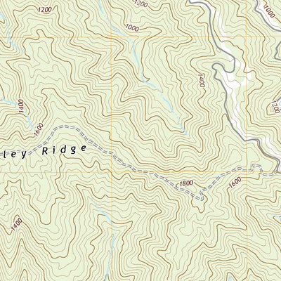 United States Geological Survey Bailey Ridge, CA (2021, 24000-Scale) digital map