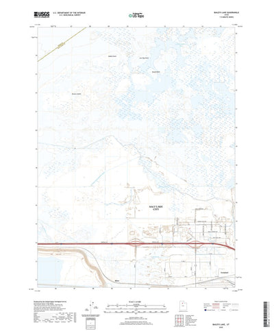 United States Geological Survey Baileys Lake, UT (2020, 24000-Scale) digital map