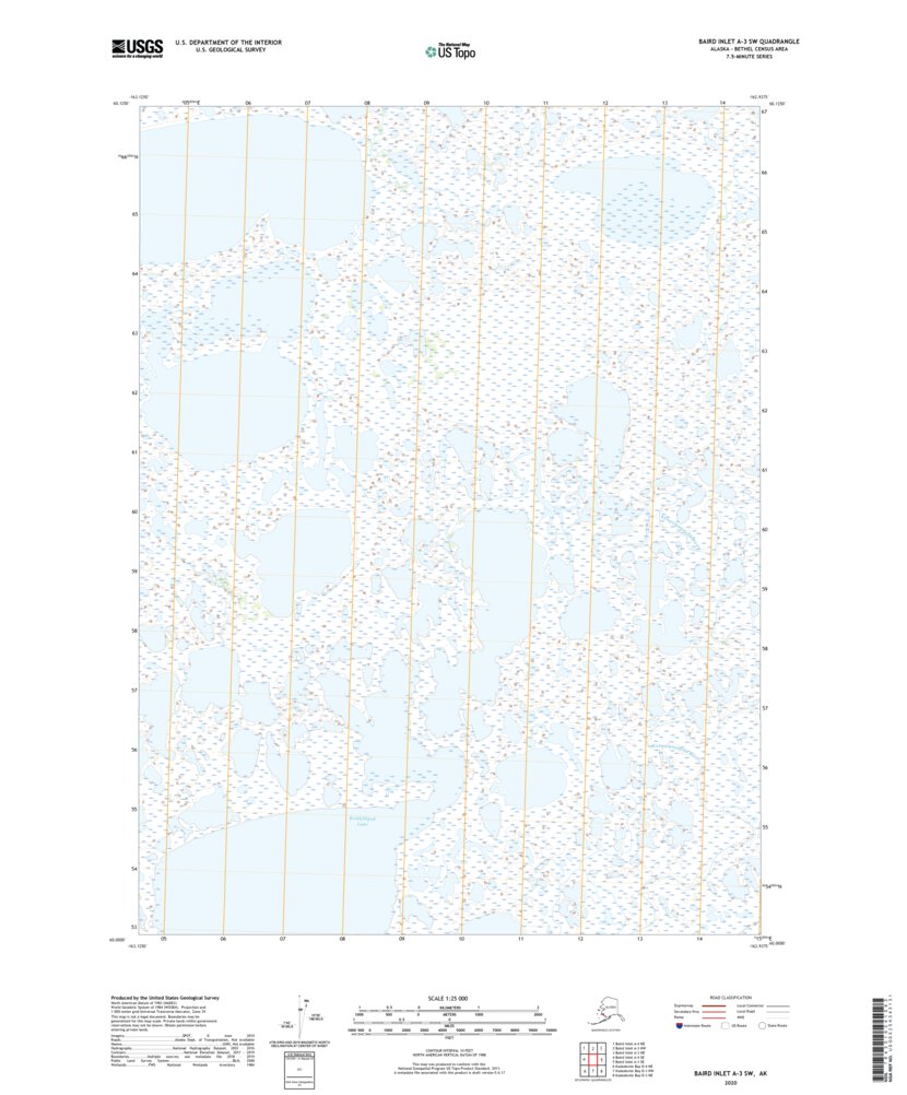 Baird Inlet A-3 SW, AK (2020, 25000-Scale) Map by United States ...