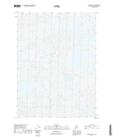 United States Geological Survey Baird Inlet A-4 NE, AK (2020, 25000-Scale) digital map
