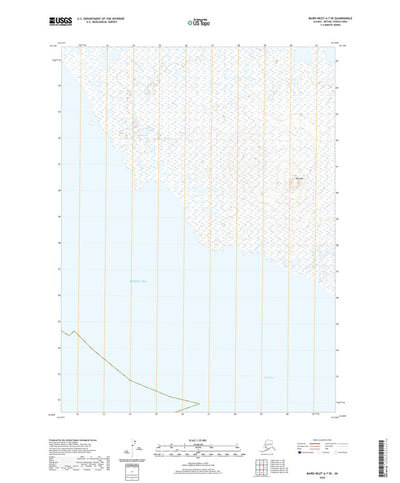 United States Geological Survey Baird Inlet A-7 SE, AK (2020, 25000-Scale) digital map