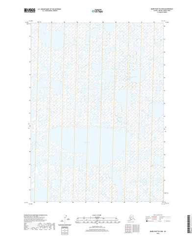 United States Geological Survey Baird Inlet B-4 NW, AK (2020, 25000-Scale) digital map