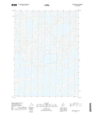 United States Geological Survey Baird Inlet B-5 NE, AK (2020, 25000-Scale) digital map