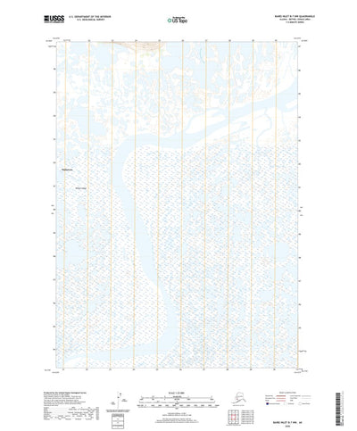 United States Geological Survey Baird Inlet B-7 NW, AK (2020, 25000-Scale) digital map
