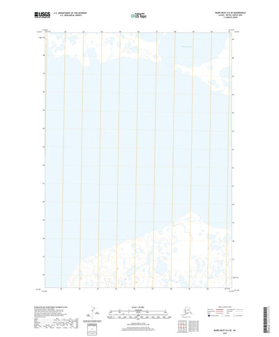 United States Geological Survey Baird Inlet D-6 SE, AK (2020, 25000-Scale) digital map