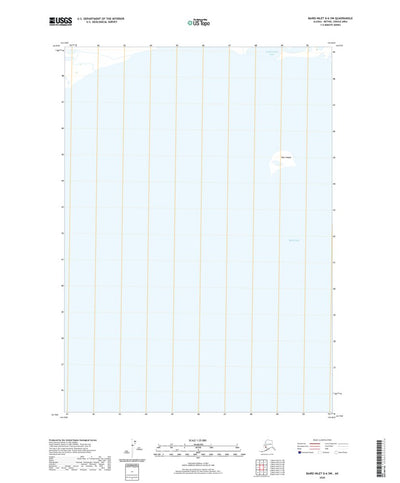 United States Geological Survey Baird Inlet D-6 SW, AK (2020, 25000-Scale) digital map
