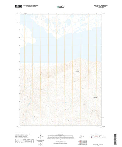 United States Geological Survey Baird Inlet D-7 SW, AK (2020, 25000-Scale) digital map