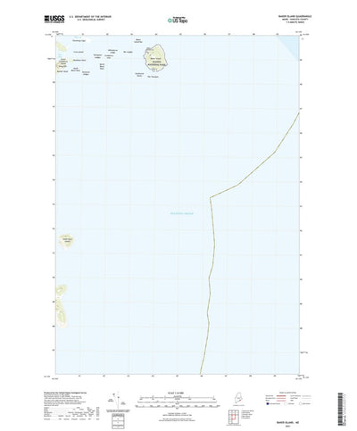 United States Geological Survey Baker Island, ME (2021, 24000-Scale) digital map