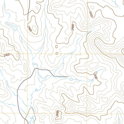 United States Geological Survey Baker NW, MT (2020, 24000-Scale) digital map