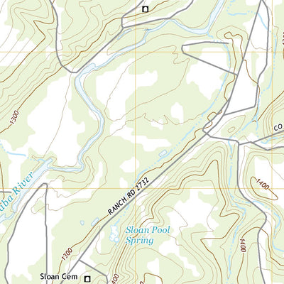 United States Geological Survey Baker Spring, TX (2022, 24000-Scale) digital map
