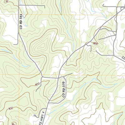 United States Geological Survey Bakersfield, MO (2021, 24000-Scale) digital map