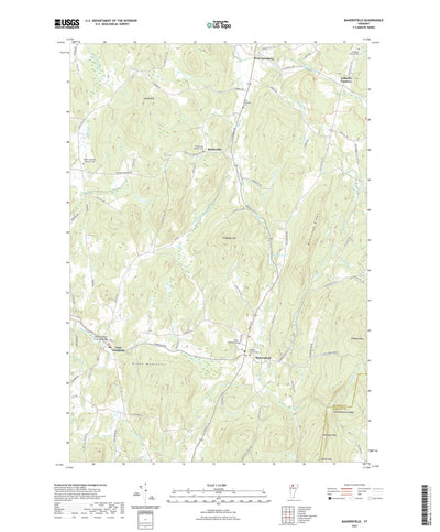 United States Geological Survey Bakersfield, VT (2021, 24000-Scale) digital map