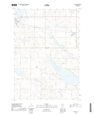 United States Geological Survey Balaton, MN (2022, 24000-Scale) digital map