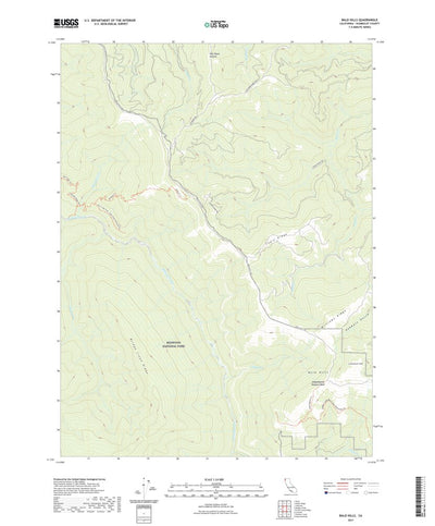 United States Geological Survey Bald Hills, CA (2021, 24000-Scale) digital map