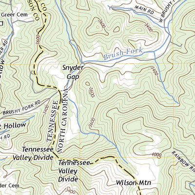 United States Geological Survey Baldwin Gap, NC (2022, 24000-Scale) digital map