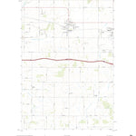 United States Geological Survey Baldwin West, WI (2022, 24000-Scale) digital map