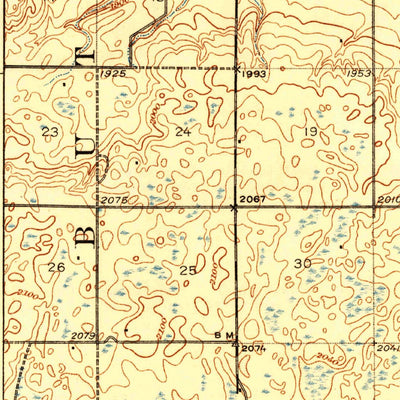 United States Geological Survey Balfour, ND (1929, 62500-Scale) digital map