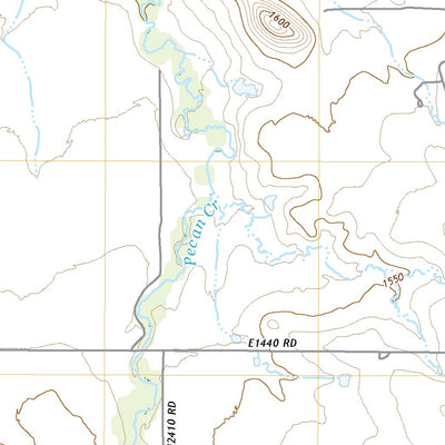 United States Geological Survey Bally Mountain, OK (2022, 24000-Scale) digital map