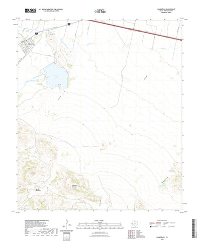 United States Geological Survey Balmorhea, TX (2022, 24000-Scale) digital map